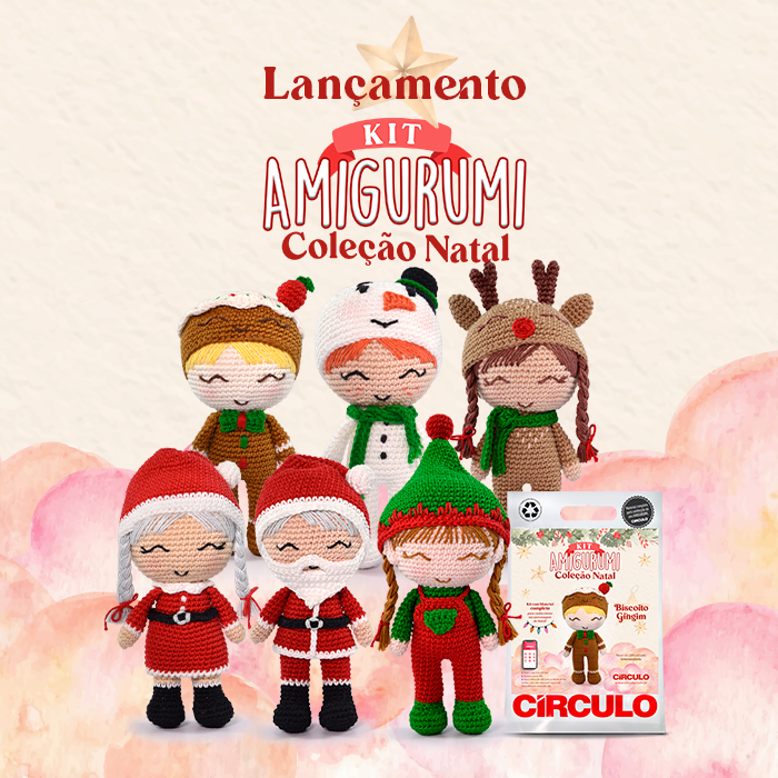 Lançamento: Kit Amigurumi Círculo Coleção Natal 2023!