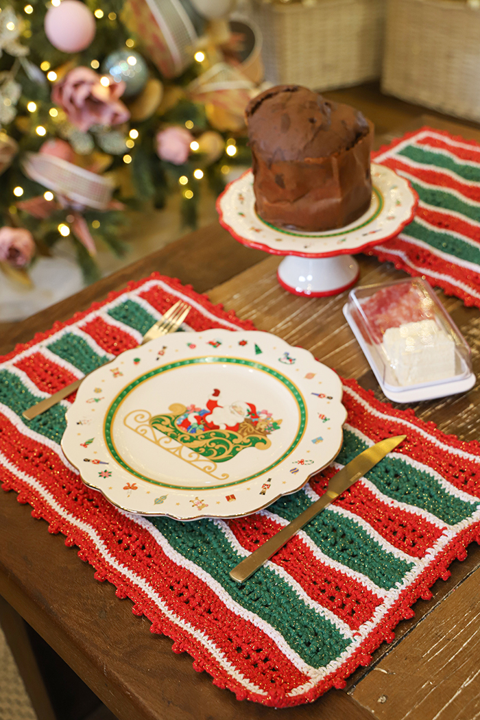 Jogo de cozinha de croche  Crochet home, Christmas crochet, Crochet table  runner