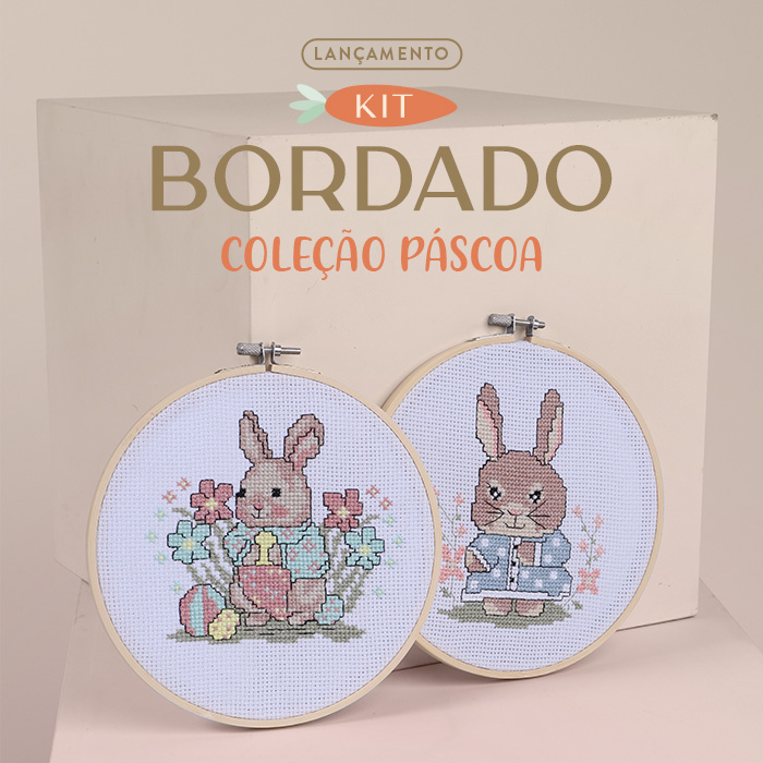 Lançamento: Kit Bordado Páscoa 2024!