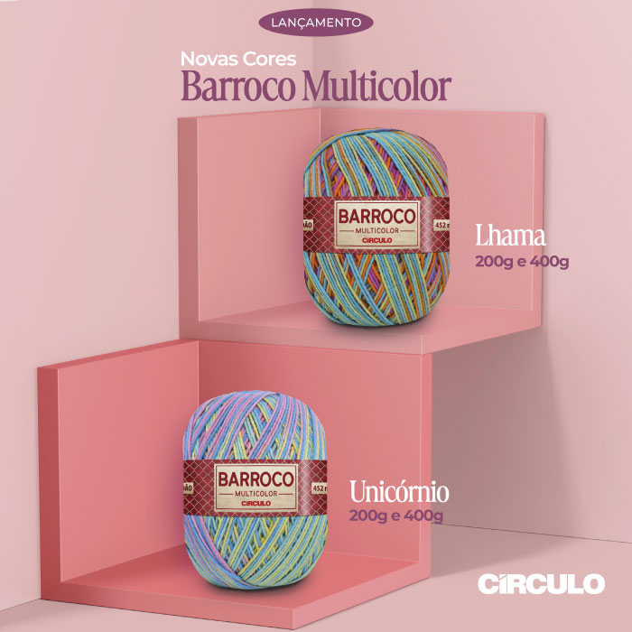 Lançamento: novas cores Barroco Multicolor!