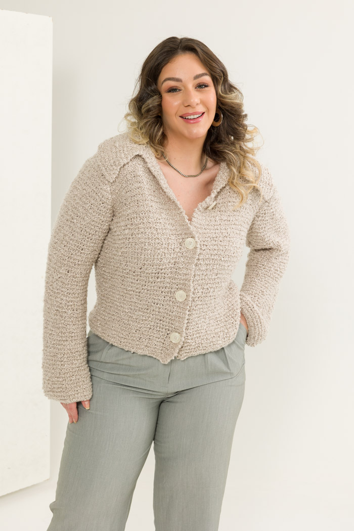 Cardig&atilde; Porcelana