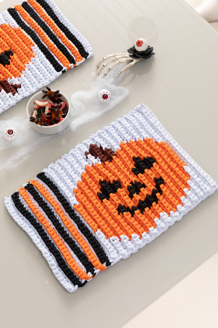 Mantel Individual Calabaza – Hilo de malha