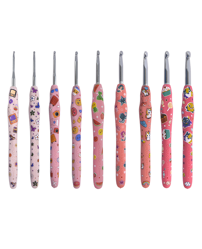 Printed Soft Crochet Hooks