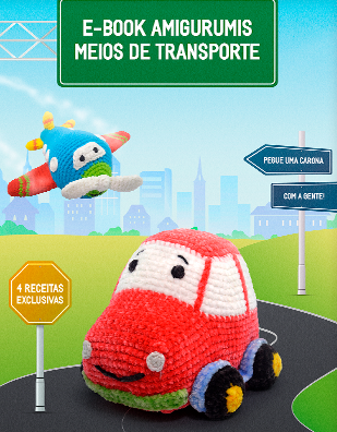 E-book Amigurumis Meios de Transporte