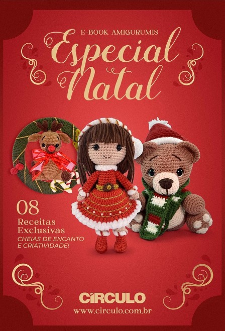 E-book Amigurumis Especial Natal
