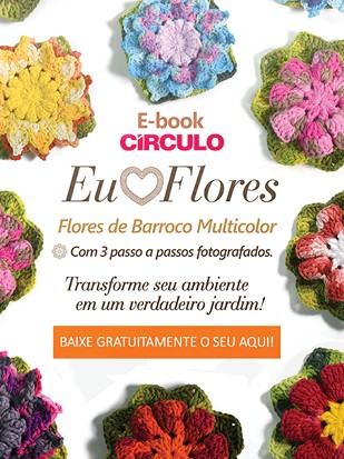 E-book Flores de Crochê
