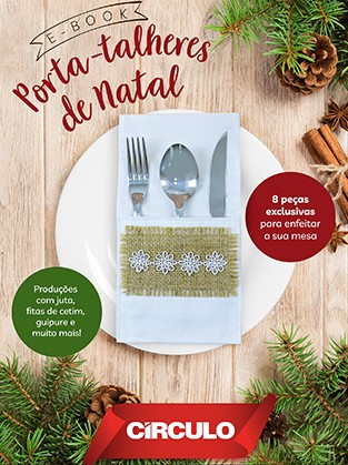 E-book Porta-talheres de Natal