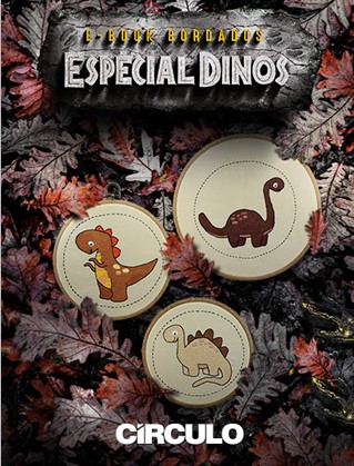 O E-book Bordados - Especial Dinos