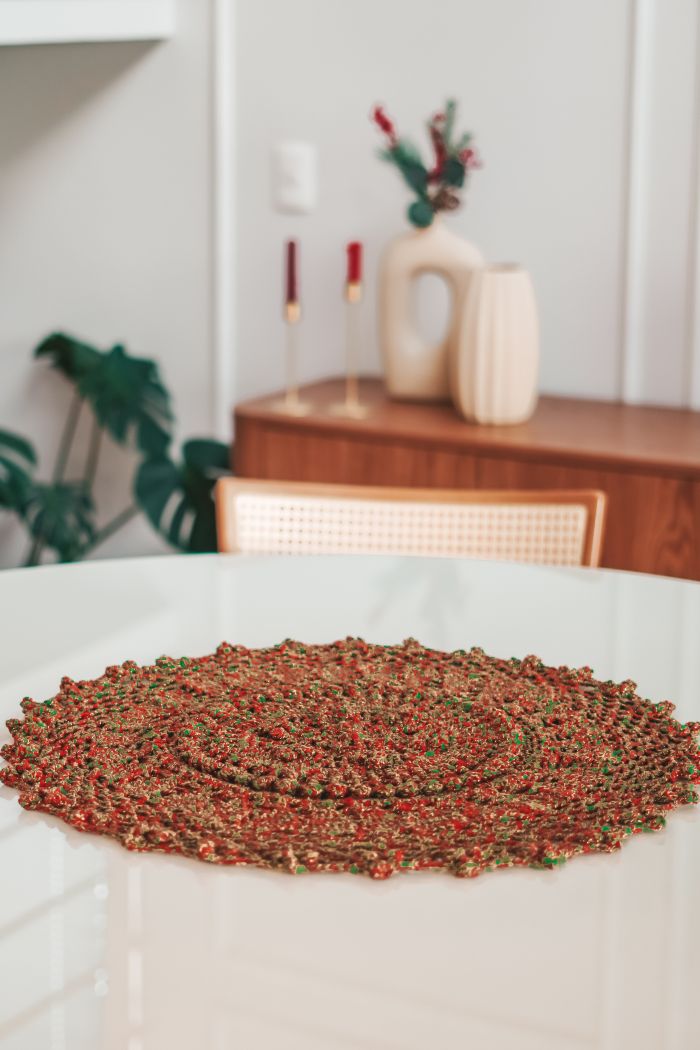 Centro de Mesa Brillo de Navidad