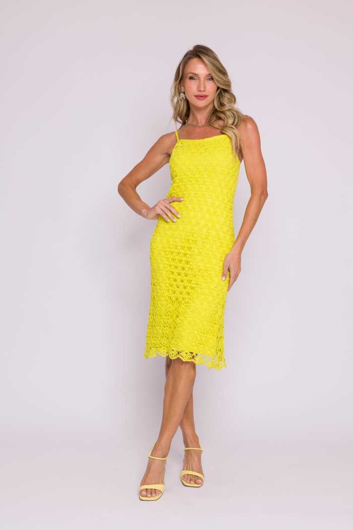 Vestido Amarillo Cítrico