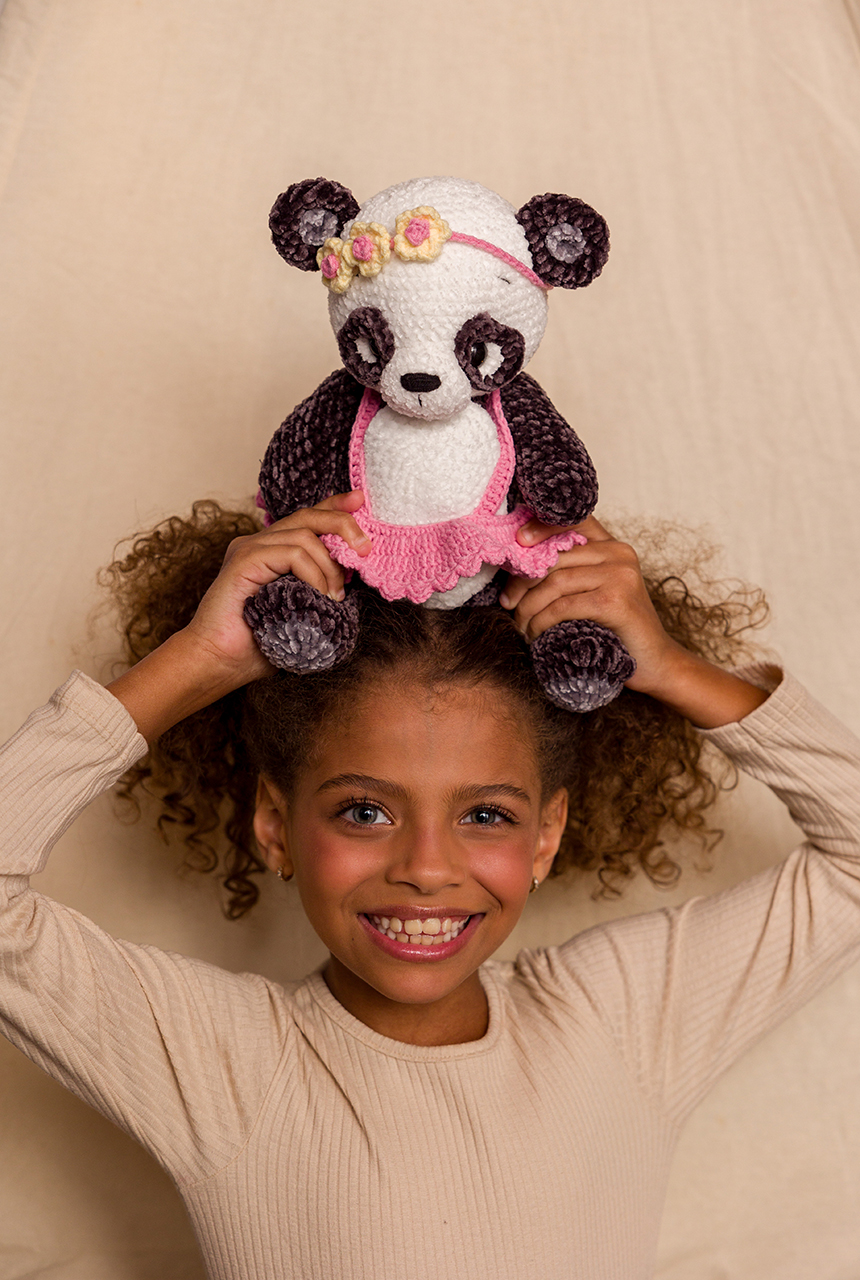 Técnica artesanato realista Amigurumi