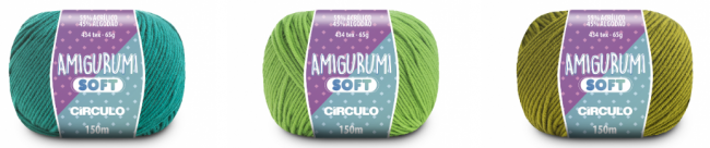 novelos verdes amigurumi soft