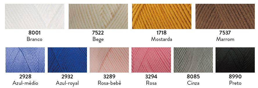 cartela de cores classic pull