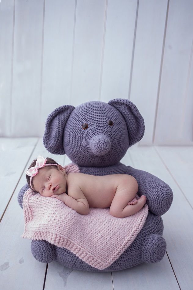 puff elefante baby post o bebê chegou