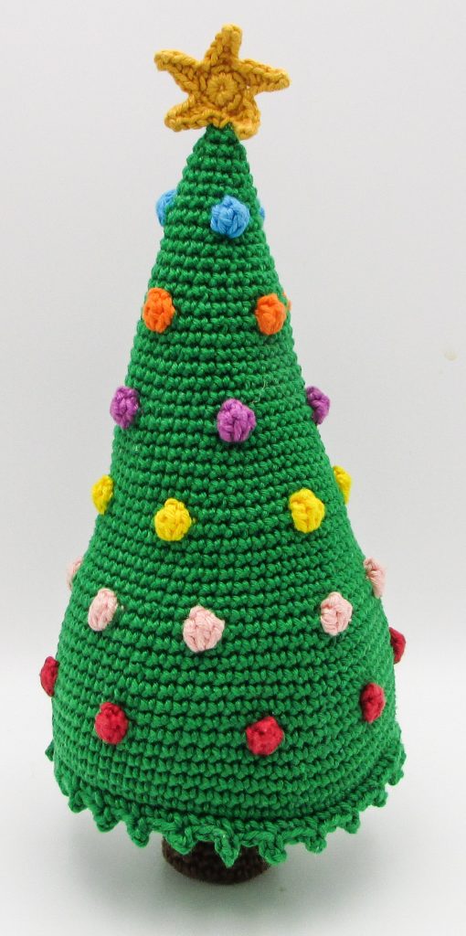 árvore de natal amigurumi e-book círculo momentos decoração de Natal