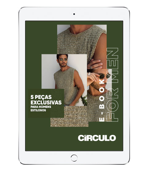 capa e-book círculo for men com blusas de tricô masculinas