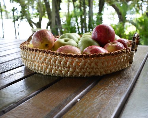 decorar a cozinha com artesanato