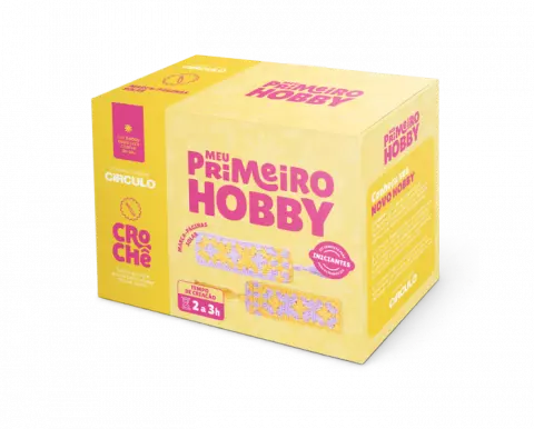 Kit Crochê Meu Primeiro Hobby: Marca-Páginas Solar