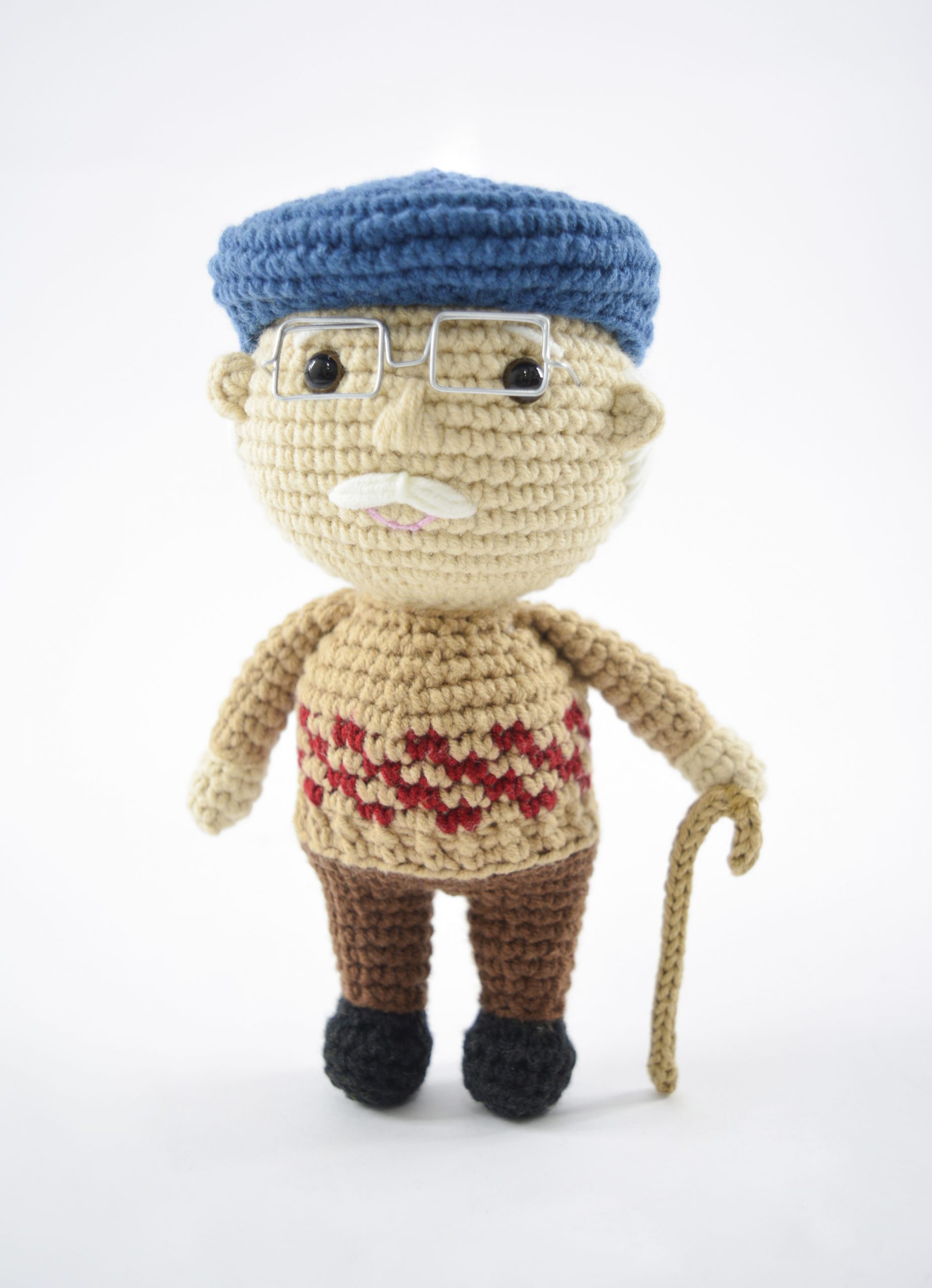 Vovô de Amigurumi passo a passo