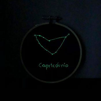 Signo Handmade Bordado Capricórnio