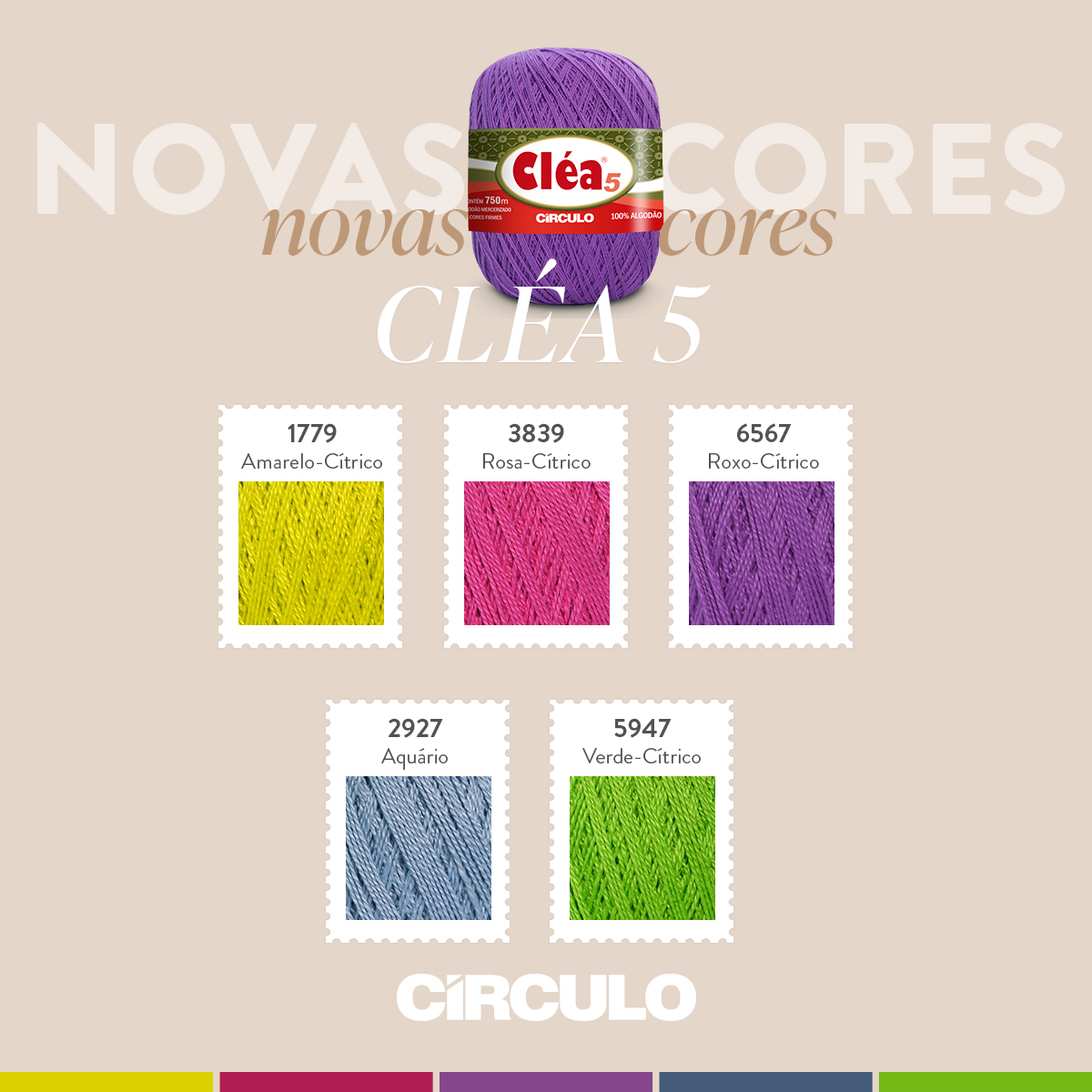 Novas Cores Cléa 5 da Círculo