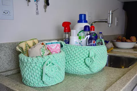 Conjunto de Cestos Redondos Candy