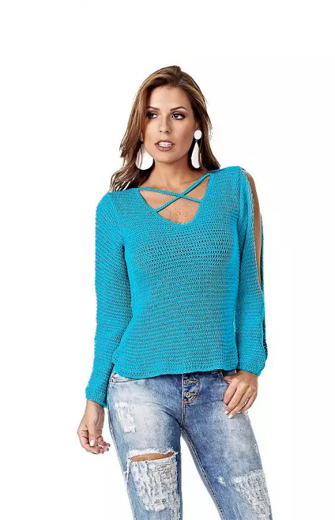 Blusa Turquesa