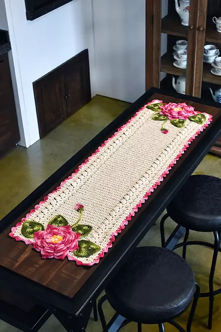 Trilho de Mesa Rosa