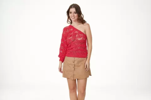Blusa com Um Ombro Só