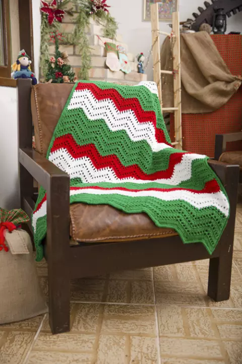 Manta Chevron de Natal
