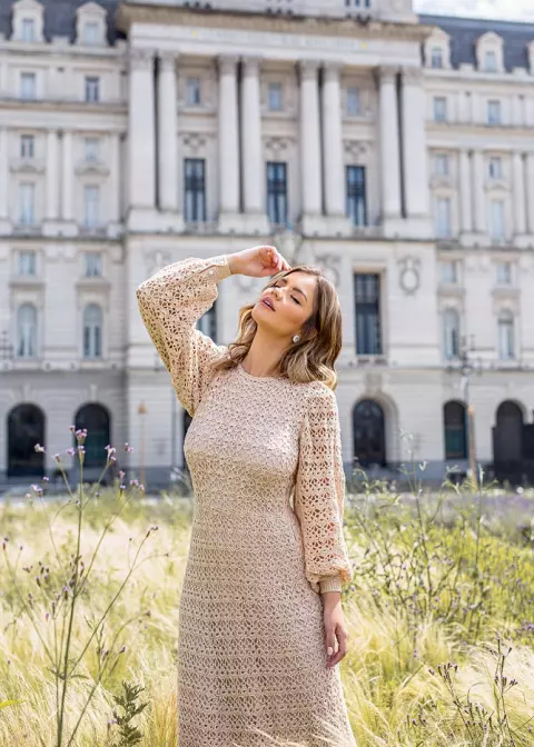 Vestido Porcelana