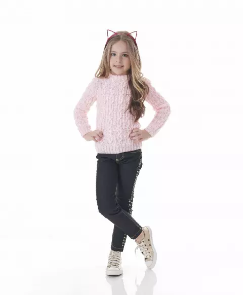 Blusa Infantil Rosa