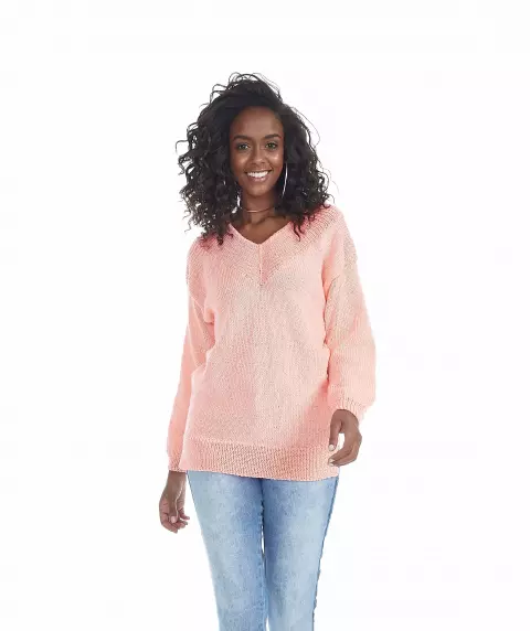 Blusa V Salmão