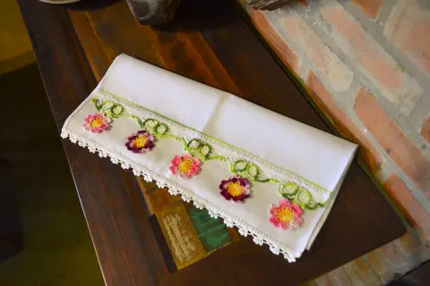 Pano de Prato Floral