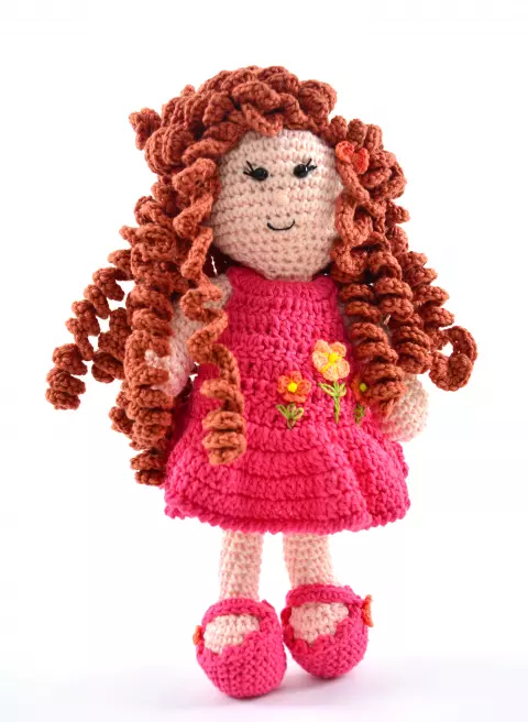Boneca Vivi de Amigurumi