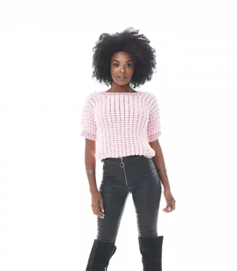 Cropped Pompom Fofo
