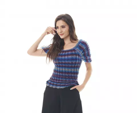 Blusa com Manga Princesa