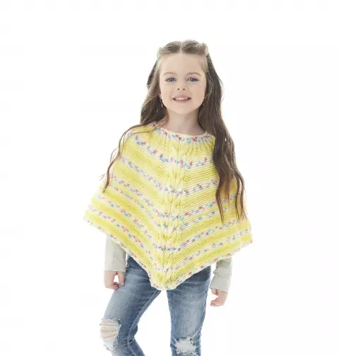 Poncho Amarelo Print Baby