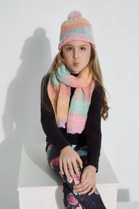 Conjunto Infantil Gorro e Cachecol