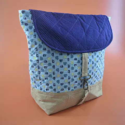 MOCHILA ELEFANTE AZUL