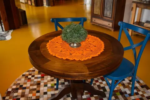 Centro de Mesa Anne Laranja