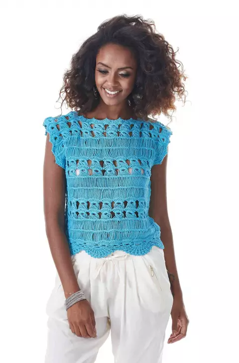 Blusa Crochê Peruano