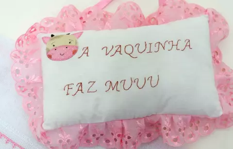 Almofadinha de Berço Vaquinha