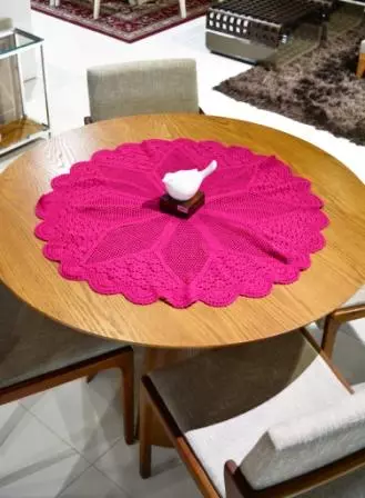 Toalha de Mesa Pink Detalhes