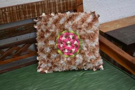 Almofada de Decore Marrom