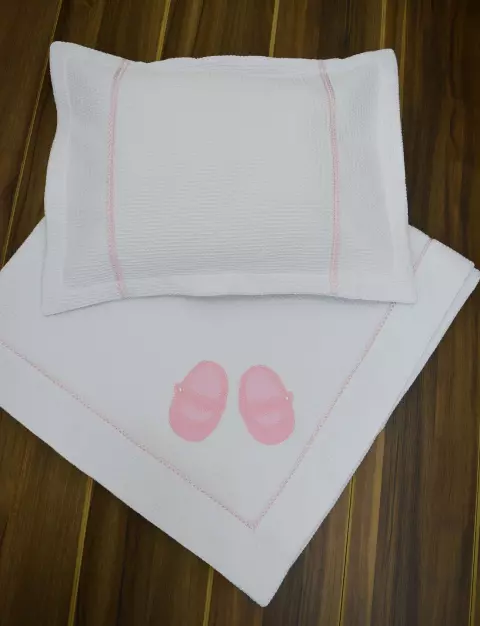 Manta e Capa Para Travesseiro Soft