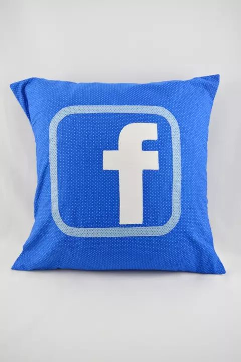 Capa de Almofada Facebook
