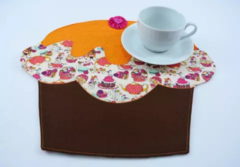 Descanso de Caneca Cupcake
