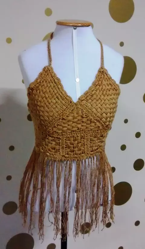 Cropped Glamour em Patch Tear