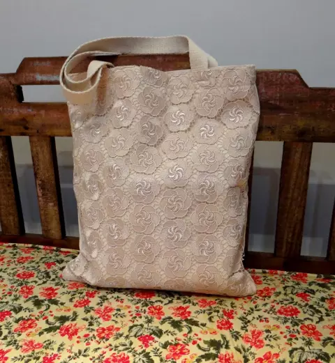 Bolsa Tecido Renda